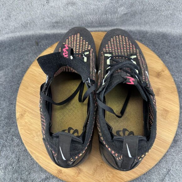 Nike Air VaporMax 2021 FK Shoes Womens 11 Black Multi Running Flyknit DO5886-900 - Picture 5 of 9